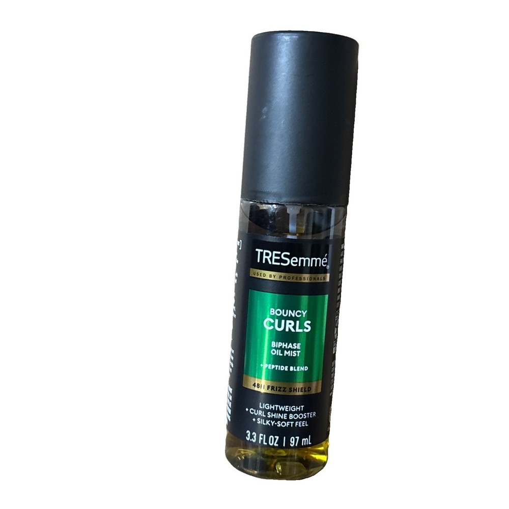 TRESemmé Biphase Oil Mist 1 ct Bouncy Curls For 3.3 Fl Oz (Pack of 1), Black